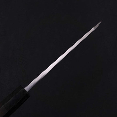 Garasuki Boning Knife White Steel #2 Kasumi Buffalo Ebony Handle 150mm-[Musashi]-[Japanese-Kitchen-Knives]