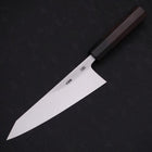 Garasuki Boning Knife White Steel #2 Kasumi Buffalo Ebony Handle 180mm-[Musashi]-[Japanese-Kitchen-Knives]