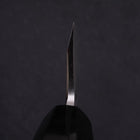 Garasuki Boning Knife White Steel #2 Kasumi Buffalo Ebony Handle 180mm-[Musashi]-[Japanese-Kitchen-Knives]