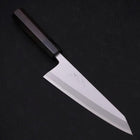 Garasuki Boning Knife White Steel #2 Kasumi Buffalo Ebony Handle 180mm-[Musashi]-[Japanese-Kitchen-Knives]