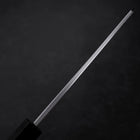 Garasuki Boning Knife White Steel #2 Polished Buffalo Teak Handle 150mm-[Musashi]-[Japanese-Kitchen-Knives]