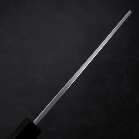 Garasuki Boning Knife White Steel #2 Polished Buffalo Teak Handle 150mm-[Musashi]-[Japanese-Kitchen-Knives]