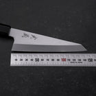 Garasuki Boning Knife White Steel #2 Polished Buffalo Teak Handle 150mm-[Musashi]-[Japanese-Kitchen-Knives]