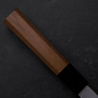 Garasuki Boning Knife White Steel #2 Polished Buffalo Teak Handle 150mm-[Musashi]-[Japanese-Kitchen-Knives]