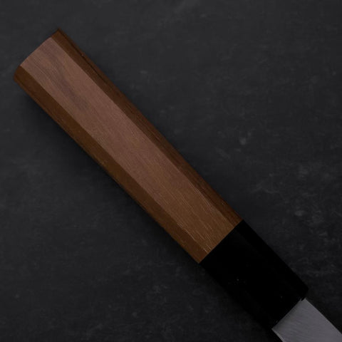 Garasuki Boning Knife White Steel #2 Polished Buffalo Teak Handle 150mm-[Musashi]-[Japanese-Kitchen-Knives]