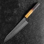 Gyuto 440C Nashiji Damascus Yaki Urushi Handle 210mm (8.3”)-[Musashi]-[Japanese-Kitchen-Knives]