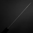Gyuto 440C Nashiji Mirror Damascus Fire Urushi Handle 180mm-[Musashi]-[Japanese-Kitchen-Knives]