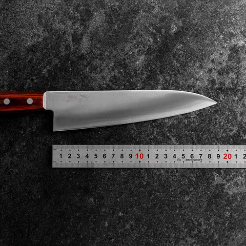 Gyuto 440C Polished Western Handle 190mm (7.5”)-[Musashi]-[Japanese-Kitchen-Knives]
