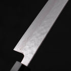 Gyuto AUS-10 Mirror Tsuchime Damascus Buffalo Teak Handle 210mm-[Musashi]-[Japanese-Kitchen-Knives]