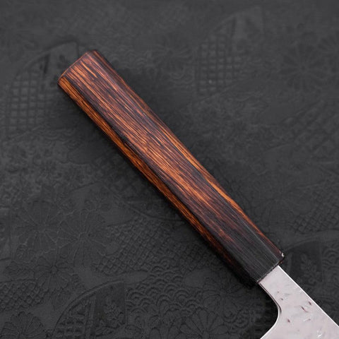 Gyuto AUS-10 Mirror Tsuchime Damascus Sumi Urushi Handle 240mm-[Musashi]-[Japanese-Kitchen-Knives]