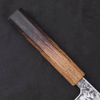 Gyuto AUS-10 Mirror Tsuchime Damascus Yaki Urushi Handle 180mm-[Musashi]-[Japanese-Kitchen-Knives]