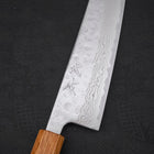 Gyuto AUS-10 Nashiji Damascus Yaki Urushi Handle 210mm-[Musashi]-[Japanese-Kitchen-Knives]