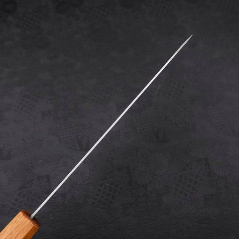 Gyuto AUS-10 Nashiji Damascus Yaki Urushi Handle 210mm-[Musashi]-[Japanese-Kitchen-Knives]