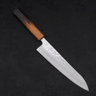 Gyuto AUS-10 Nashiji Damascus Yaki Urushi Handle 210mm-[Musashi]-[Japanese-Kitchen-Knives]
