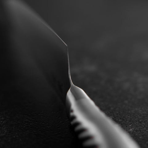 Gyuto AUS-10 Polished All-Stainless Handle 210mm-[Musashi]-[Japanese-Kitchen-Knives]