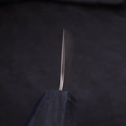 Gyuto AUS-10 Tsuchime Damascus Dark-Blue Urushi Handle 210mm-[Musashi]-[Japanese-Kitchen-Knives]