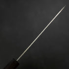 Gyuto AUS-10 Tsuchime Damascus Shitan Walnut Handle 180mm (7”)-[Musashi]-[Japanese-Kitchen-Knives]