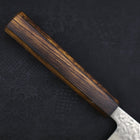 Gyuto AUS-10 Tsuchime Damascus Sumi Urushi Handle 210mm-[Musashi]-[Japanese-Kitchen-Knives]