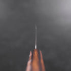 Gyuto AUS-10 Tsuchime Damascus Sumi Urushi Handle 240mm-[Musashi]-[Japanese-Kitchen-Knives]