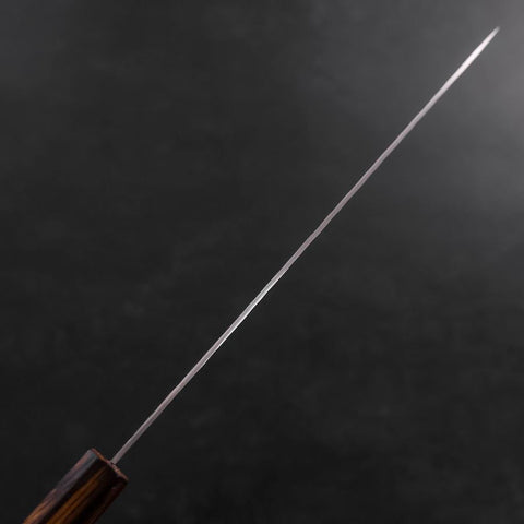 Gyuto AUS-10 Tsuchime Damascus Sumi Urushi Handle 240mm-[Musashi]-[Japanese-Kitchen-Knives]