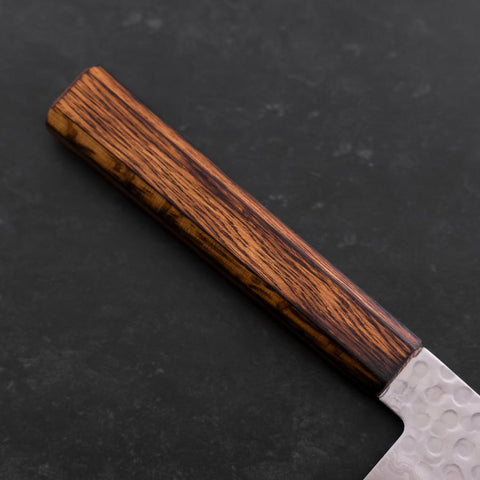 Gyuto AUS-10 Tsuchime Damascus Sumi Urushi Handle 240mm-[Musashi]-[Japanese-Kitchen-Knives]