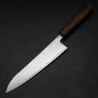 Gyuto AUS-10 Wave Nickel Damascus Sumi Urushi Handle 210mm-[Musashi]-[Japanese-Kitchen-Knives]