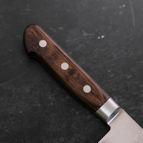Gyuto AUS-10 Wave Nickel Damascus Western Handle 210mm-[Musashi]-[Japanese-Kitchen-Knives]