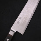 Gyuto AUS-10 Wave Nickel Damascus Western Handle 240mm-[Musashi]-[Japanese-Kitchen-Knives]