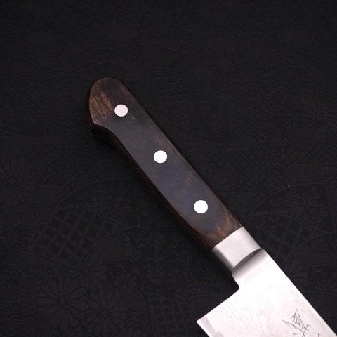 Gyuto AUS-10 Wave Nickel Damascus Western Handle 240mm-[Musashi]-[Japanese-Kitchen-Knives]