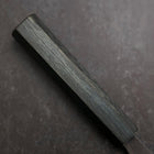Gyuto Blue Steel #1 Kurouchi Dark Blue Urushi Handle 170mm-[Musashi]-[Japanese-Kitchen-Knives]