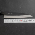 Gyuto Blue Steel #1 Kurouchi Dark Blue Urushi Handle 170mm-[Musashi]-[Japanese-Kitchen-Knives]