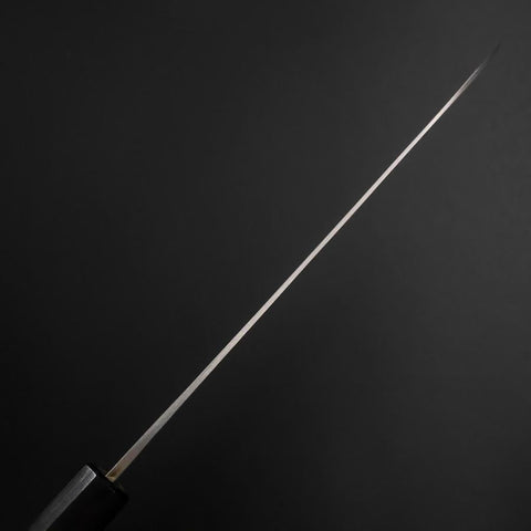 Gyuto Blue Steel #1 Kurouchi Stainless Clad Walnut Handle 210mm-[Musashi]-[Japanese-Kitchen-Knives]