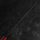 Gyuto Blue Steel #1 Kurouchi Walnut Red Handle 240mm (9.4”)-[Musashi]-[Japanese-Kitchen-Knives]