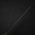 Gyuto Blue Steel #2 Polished Stainless Clad Olive Handle 210mm-[Musashi]-[Japanese-Kitchen-Knives]
