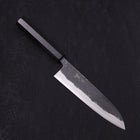 Gyuto Blue Super Kurouchi Buffalo Ebony Handle 180mm-[Musashi]-[Japanese-Kitchen-Knives]