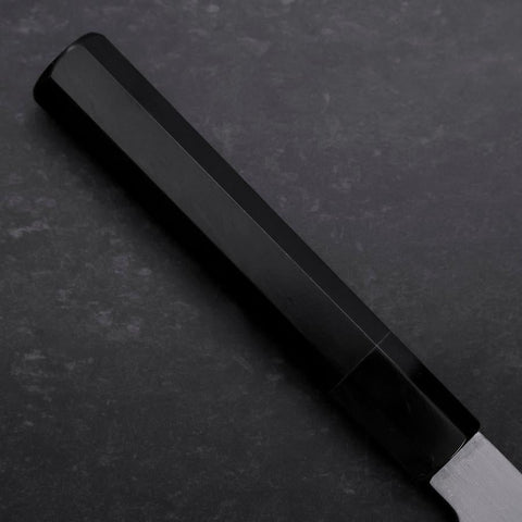 Gyuto Blue Steel #1 Kasumi Buffalo Ebony Handle 240mm-[Musashi]-[Japanese-Kitchen-Knives]