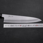 Gyuto Blue Steel #1 Kasumi Buffalo Ebony Handle 240mm-[Musashi]-[Japanese-Kitchen-Knives]