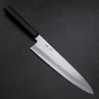 Gyuto Blue Steel #1 Kasumi Buffalo Ebony Handle 240mm-[Musashi]-[Japanese-Kitchen-Knives]
