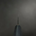 Gyuto Blue Steel #1 Kurouchi Dark Blue Urushi Handle 240mm-[Musashi]-[Japanese-Kitchen-Knives]