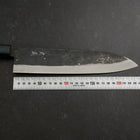 Gyuto Blue Steel #1 Kurouchi Dark Blue Urushi Handle 240mm-[Musashi]-[Japanese-Kitchen-Knives]