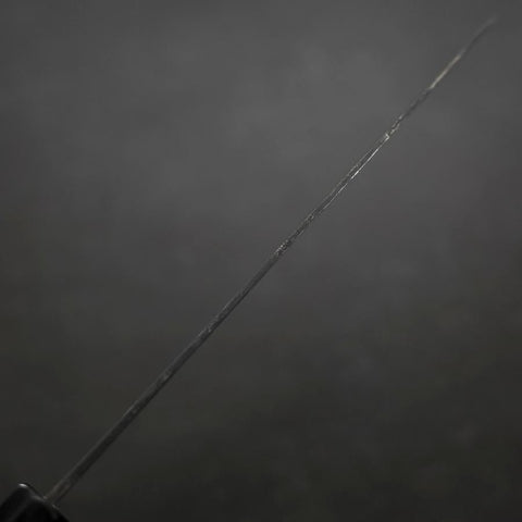 Gyuto Blue Steel #2 Chokin Kurouchi Sakura Fuji Buffalo Ebony Handle 210mm-[Musashi]-[Japanese-Kitchen-Knives]