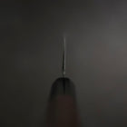 Gyuto Blue Steel #2 Kurouchi Buffalo Ebony Handle 210mm-[Musashi]-[Japanese-Kitchen-Knives]