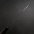 Gyuto Blue Steel #2 Kurouchi Buffalo Ebony Handle 210mm-[Musashi]-[Japanese-Kitchen-Knives]