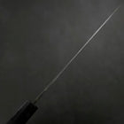 Gyuto Blue Steel #2 Kurouchi Buffalo Ebony Handle 210mm-[Musashi]-[Japanese-Kitchen-Knives]