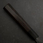 Gyuto Blue Steel #2 Kurouchi Buffalo Ebony Handle 210mm-[Musashi]-[Japanese-Kitchen-Knives]