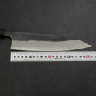 Gyuto Blue Steel #2 Kurouchi Buffalo Ebony Handle 210mm-[Musashi]-[Japanese-Kitchen-Knives]