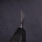Gyuto Blue Steel #2 Kurouchi Damascus Buffalo Ebony Handle 210mm-[Musashi]-[Japanese-Kitchen-Knives]