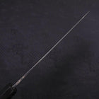 Gyuto Blue Steel #2 Kurouchi Damascus Buffalo Ebony Handle 210mm-[Musashi]-[Japanese-Kitchen-Knives]