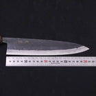 Gyuto Blue Steel #2 Kurouchi Sumi Urushi Handle 210mm-[Musashi]-[Japanese-Kitchen-Knives]