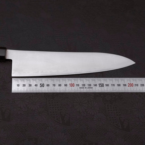 Gyuto HAP-40 Polished Buffalo Ebony Handle 210mm-[Musashi]-[Japanese-Kitchen-Knives]